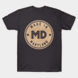 Made In Maryland MD State USA T-Shirt